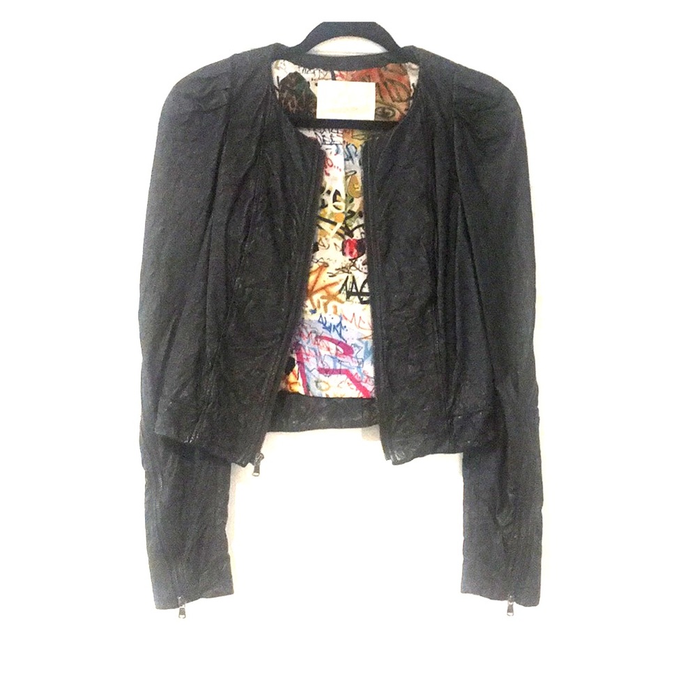 Rachel Roy Genuine Leather Jacket